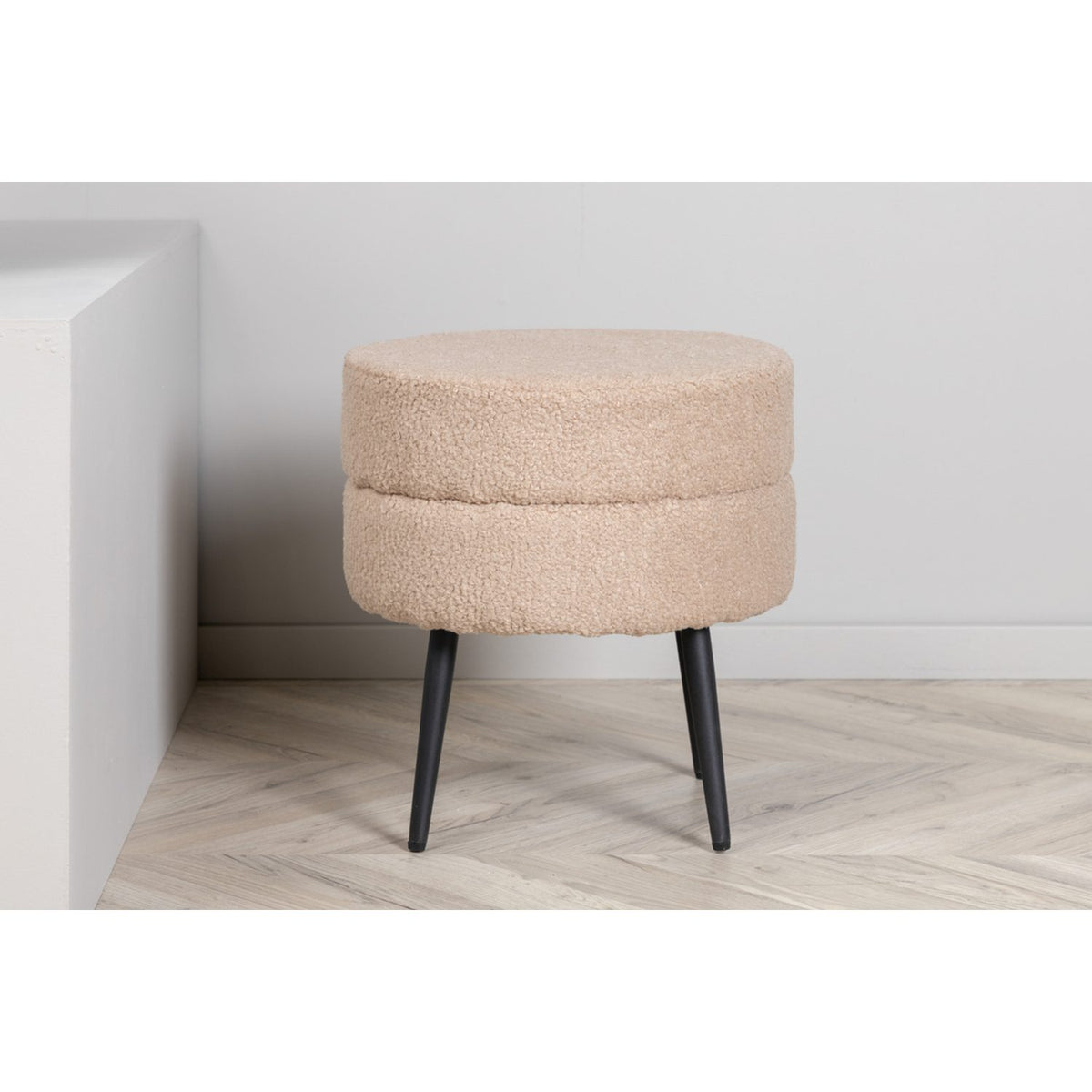 Pot Puff Beige, Polyester teddy