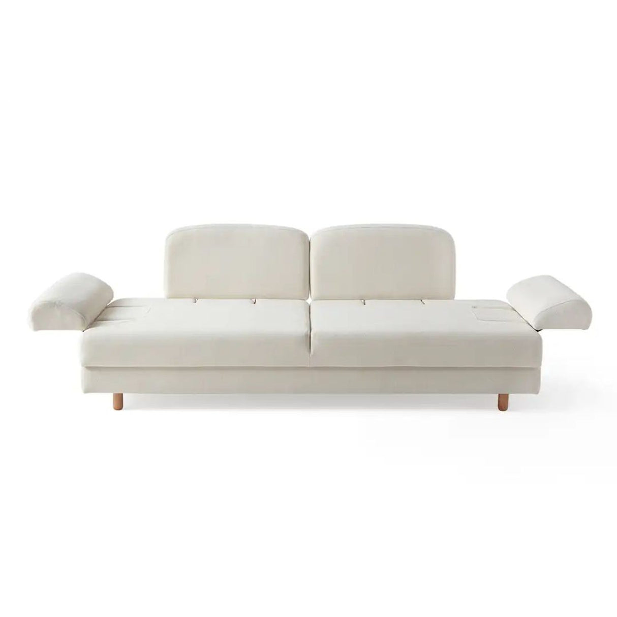 Tupelo 3-sits bäddsoffa Vit