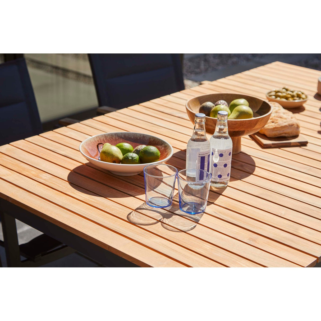 Mood Classic Trädgårdsbord i Teak/Antracit Aluminium 167x100 cm