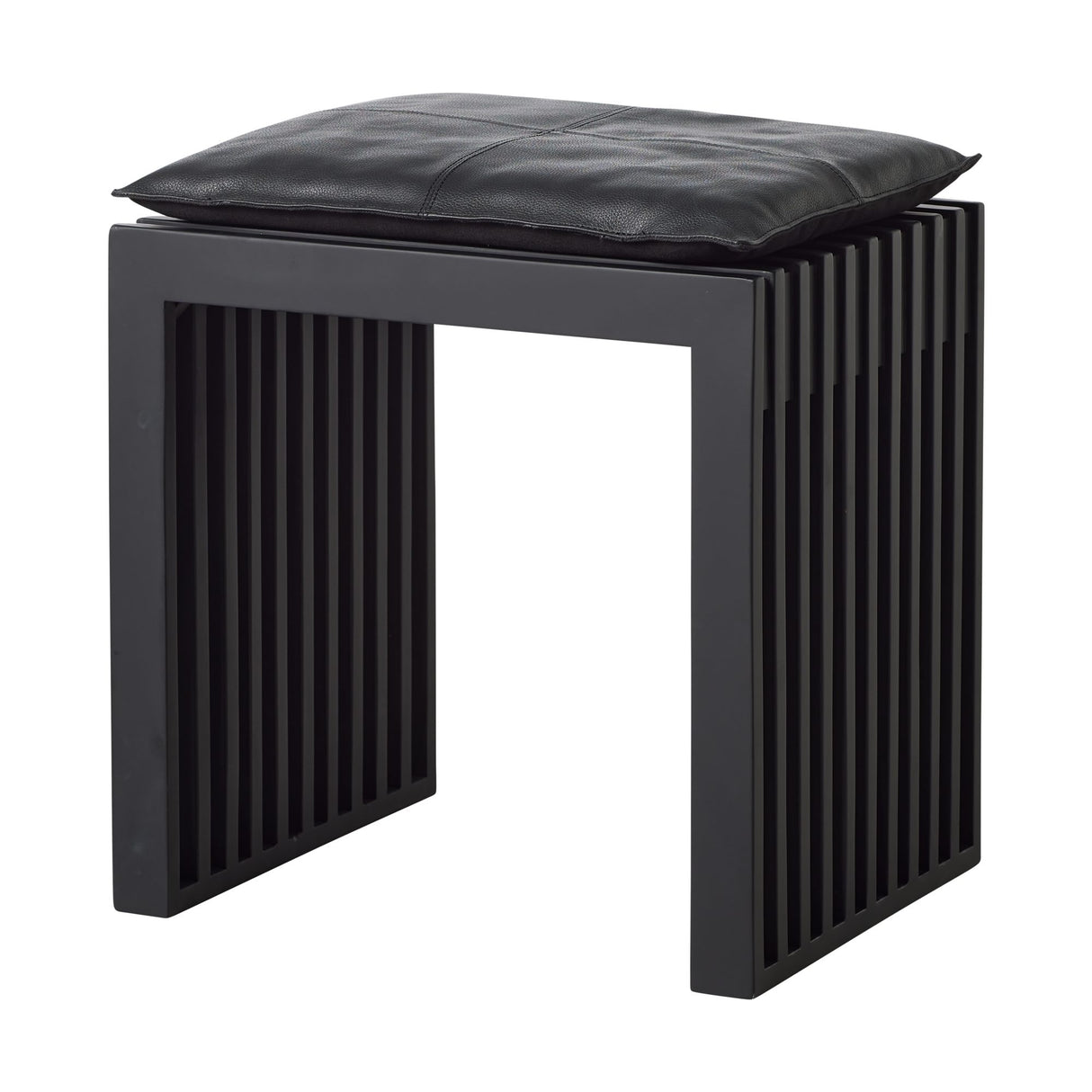 Rib Set Pall Svart Mahogny, Svart Sittdyna