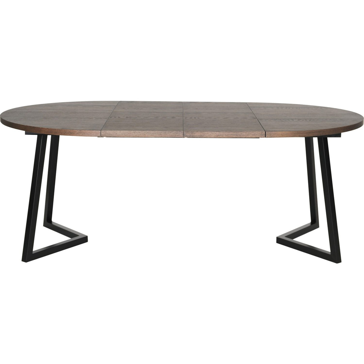 Röa inkl 2 Tillägg Ø120 - 200 cm Matbord Brun