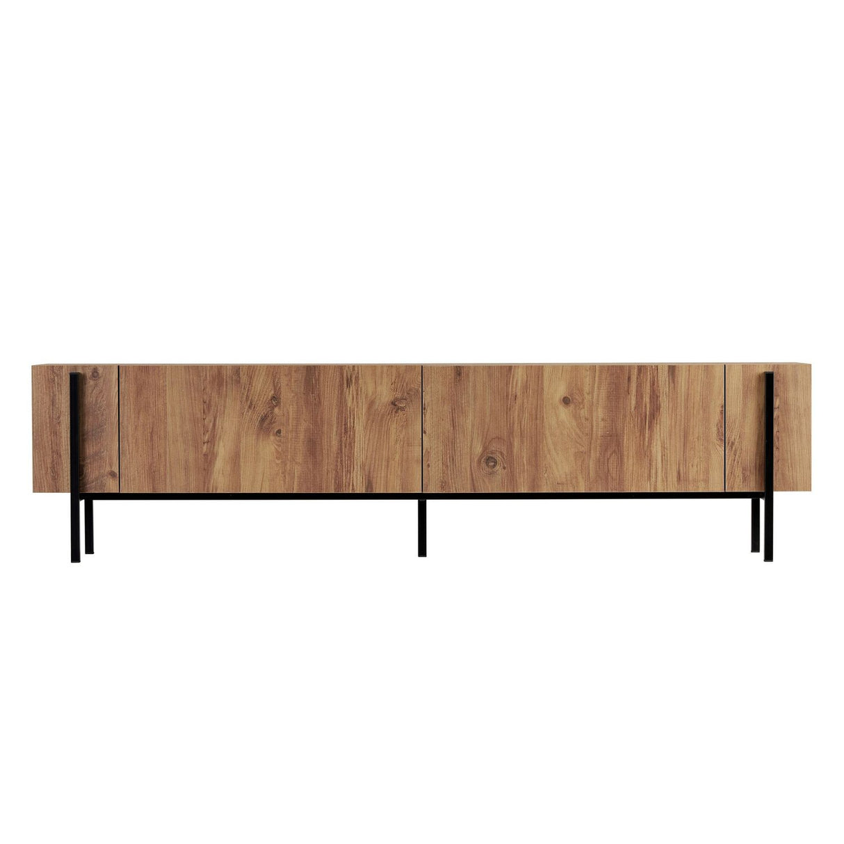 Carlito TV-bänk Atlantic Pine Black