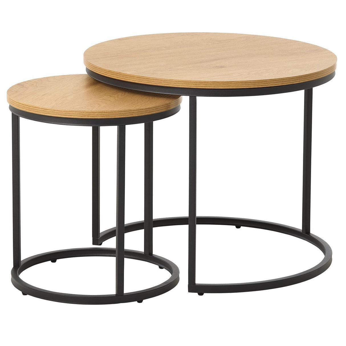 Classico Satsbord rund 60 cm Naturlig ek