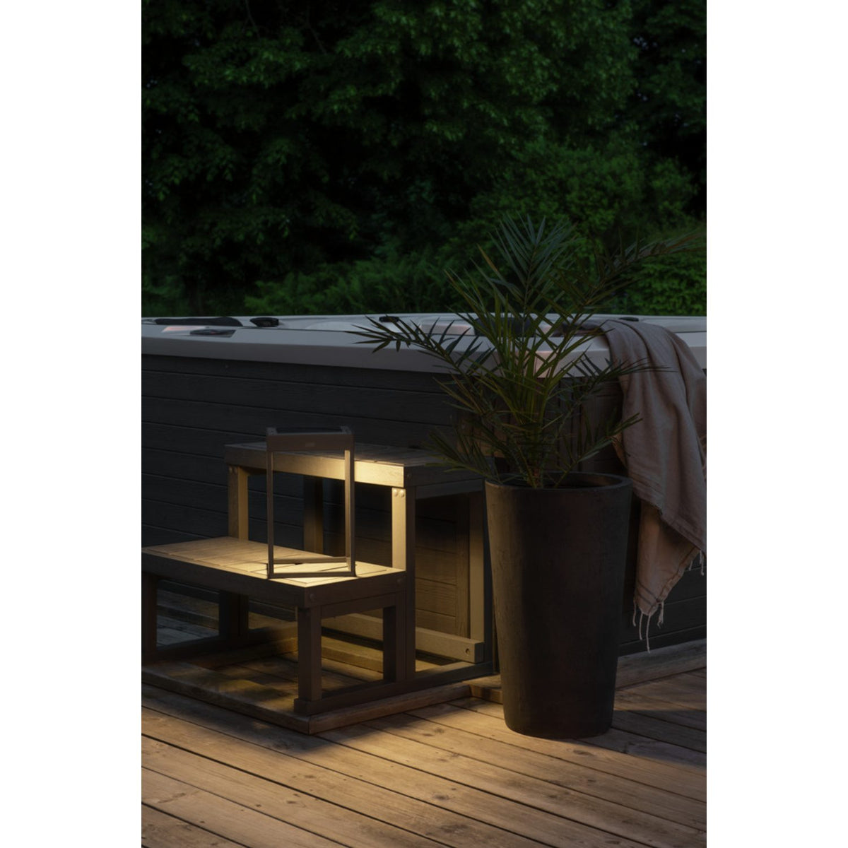 Portofino USB/Sol Lanterna Vit