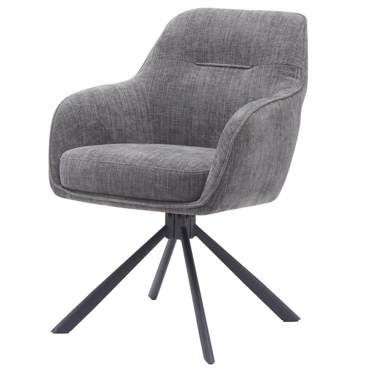 Kate Snurrstol TOP Granitgrå, Metall