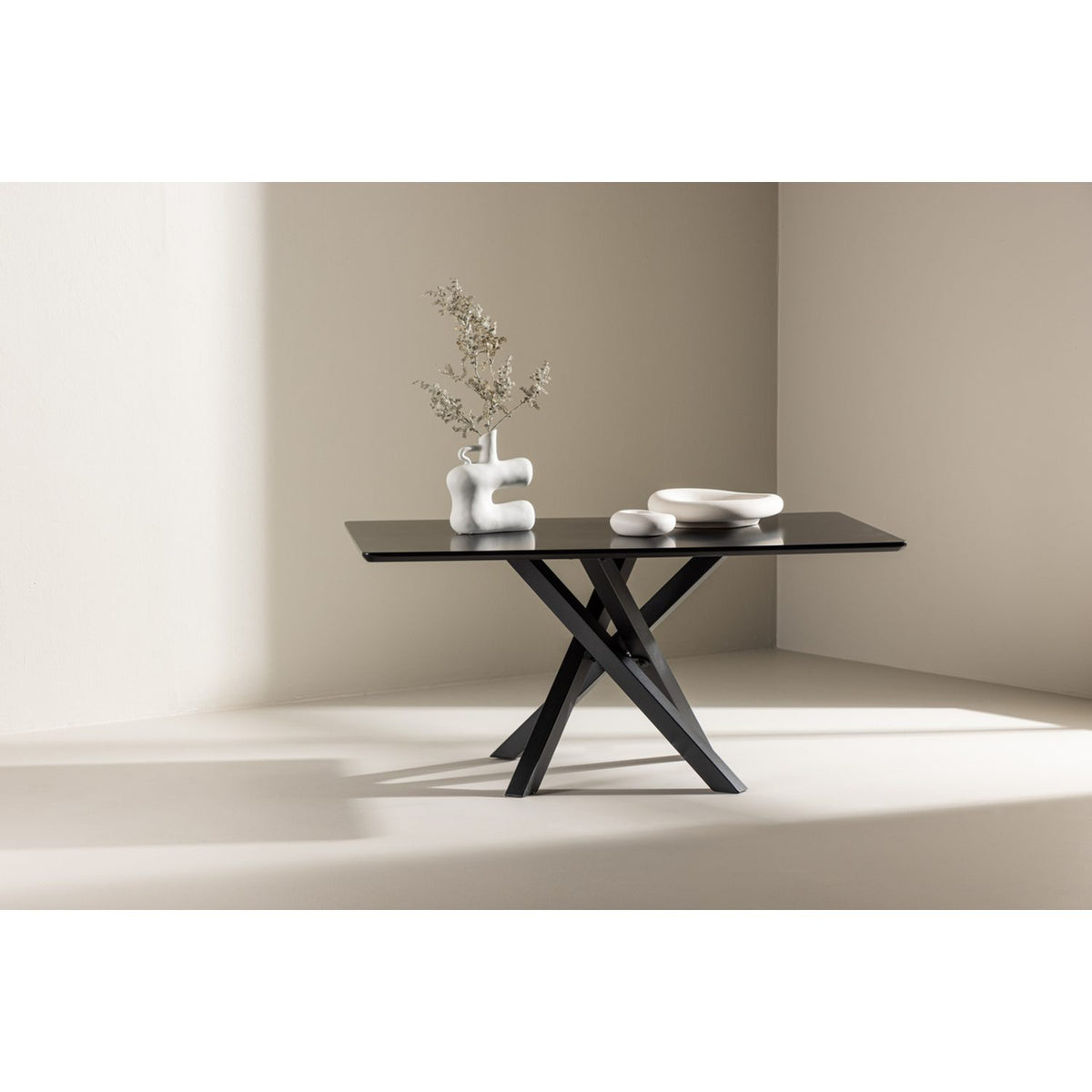 Piazza Soffbord Svart, 60 x 100
