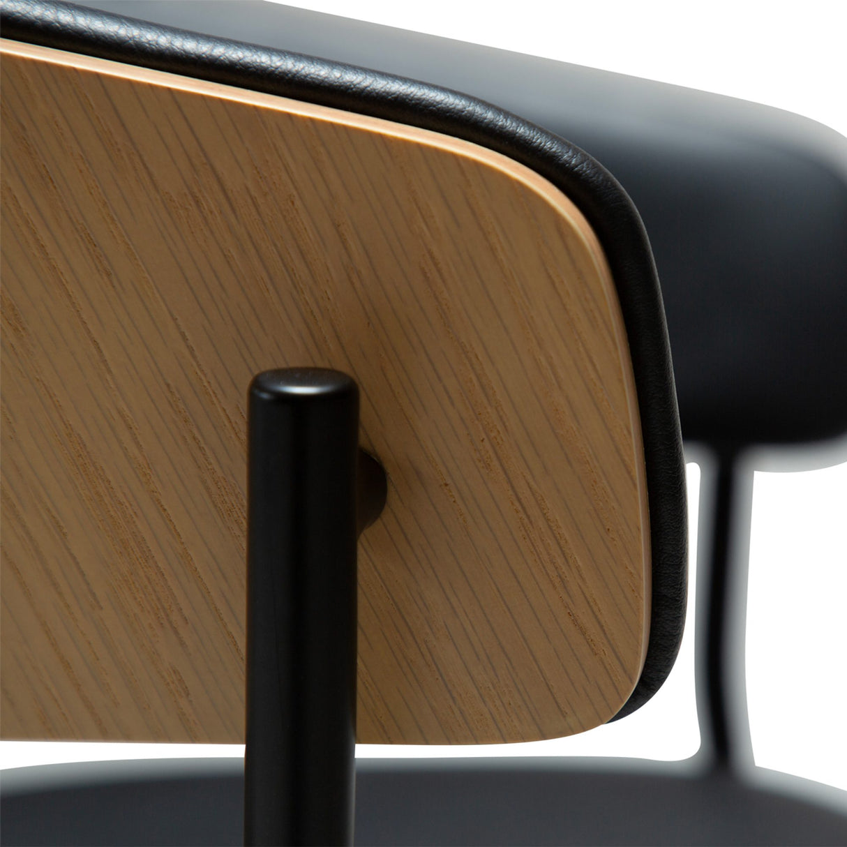 Crib Stol Raven Black, Bleached Oak