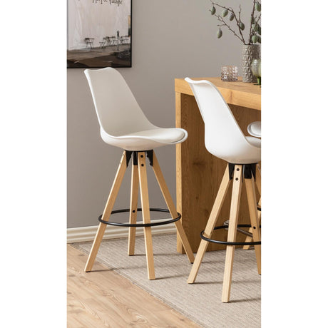 Sento Barstol PU Vit