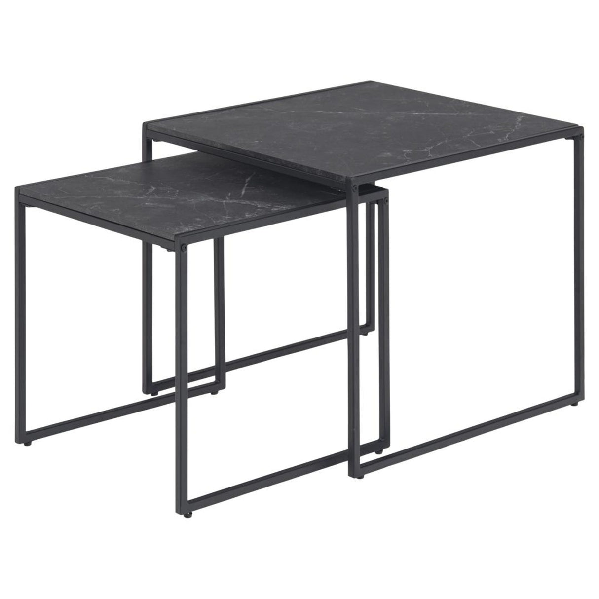 Tarbes Satsbord 45x50x50 cm Svart