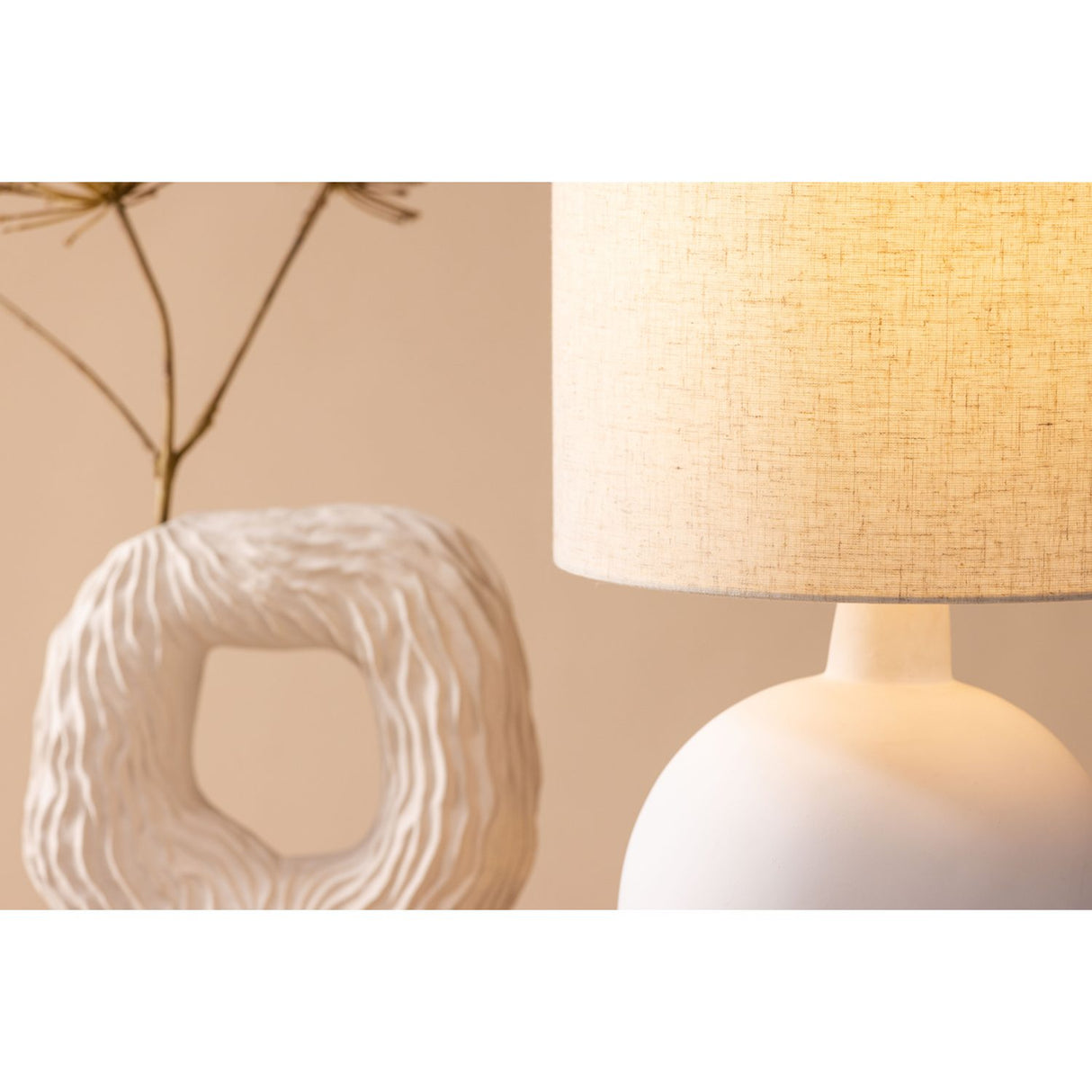 Torcello Bordslampa Beige