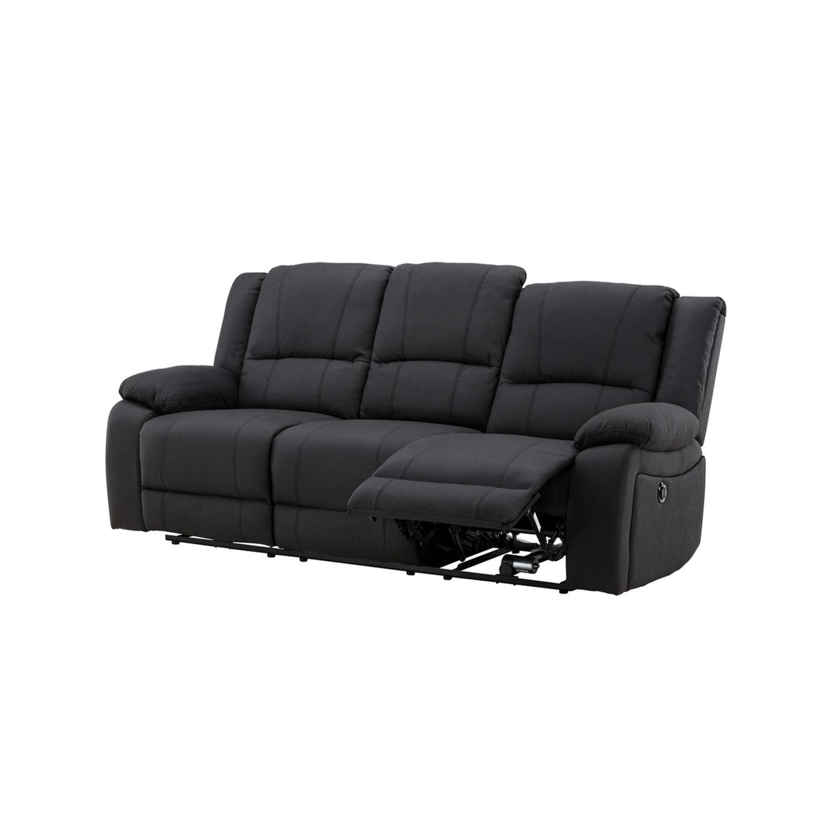 Singapore Reclinersoffa Svart