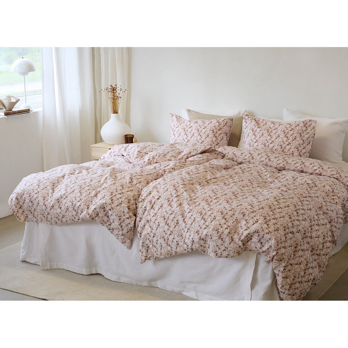 2-Dels Set Havtorn Peach Påslakanset Enkelsäng