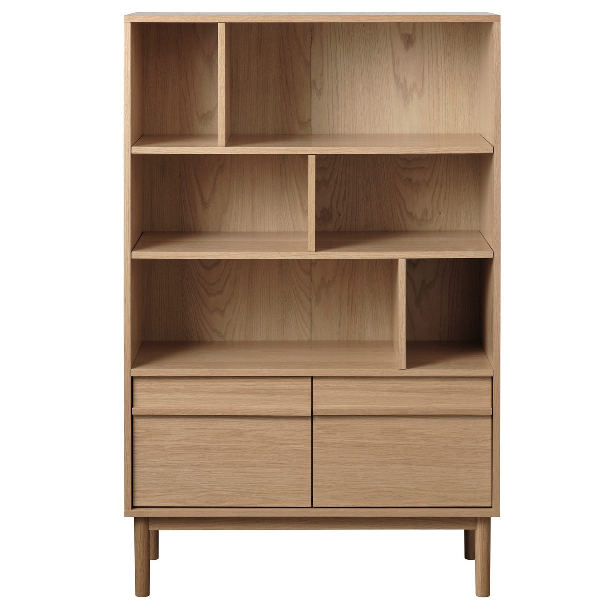 Terra Bokhylla 140 cm Naturlig Ek