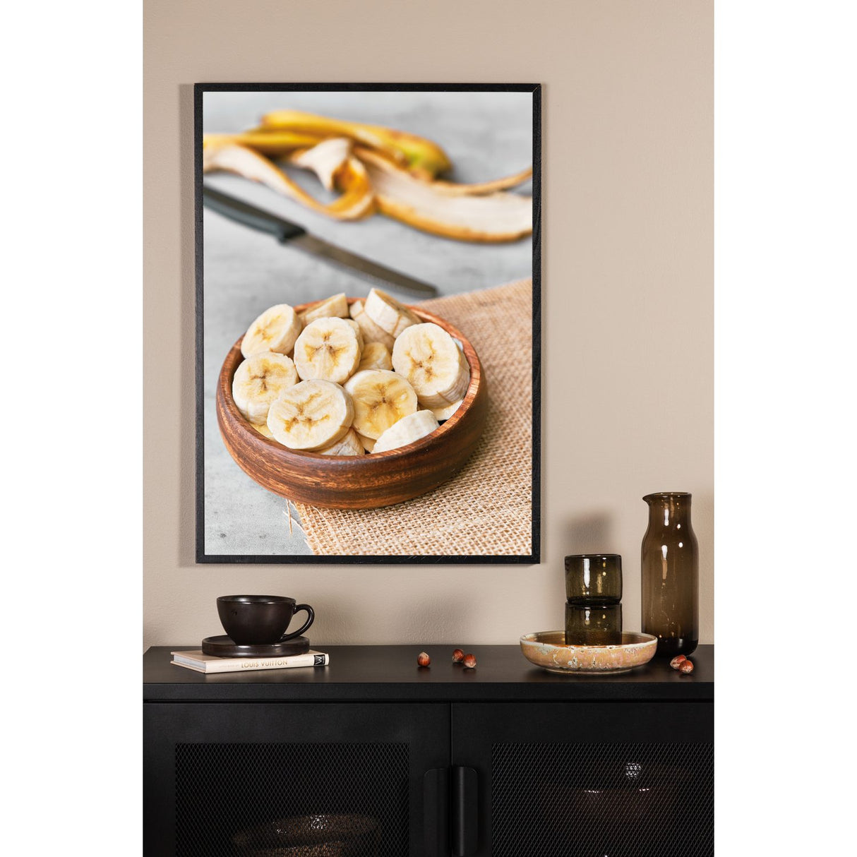 Banan Poster Gul, 50 x 70 cm