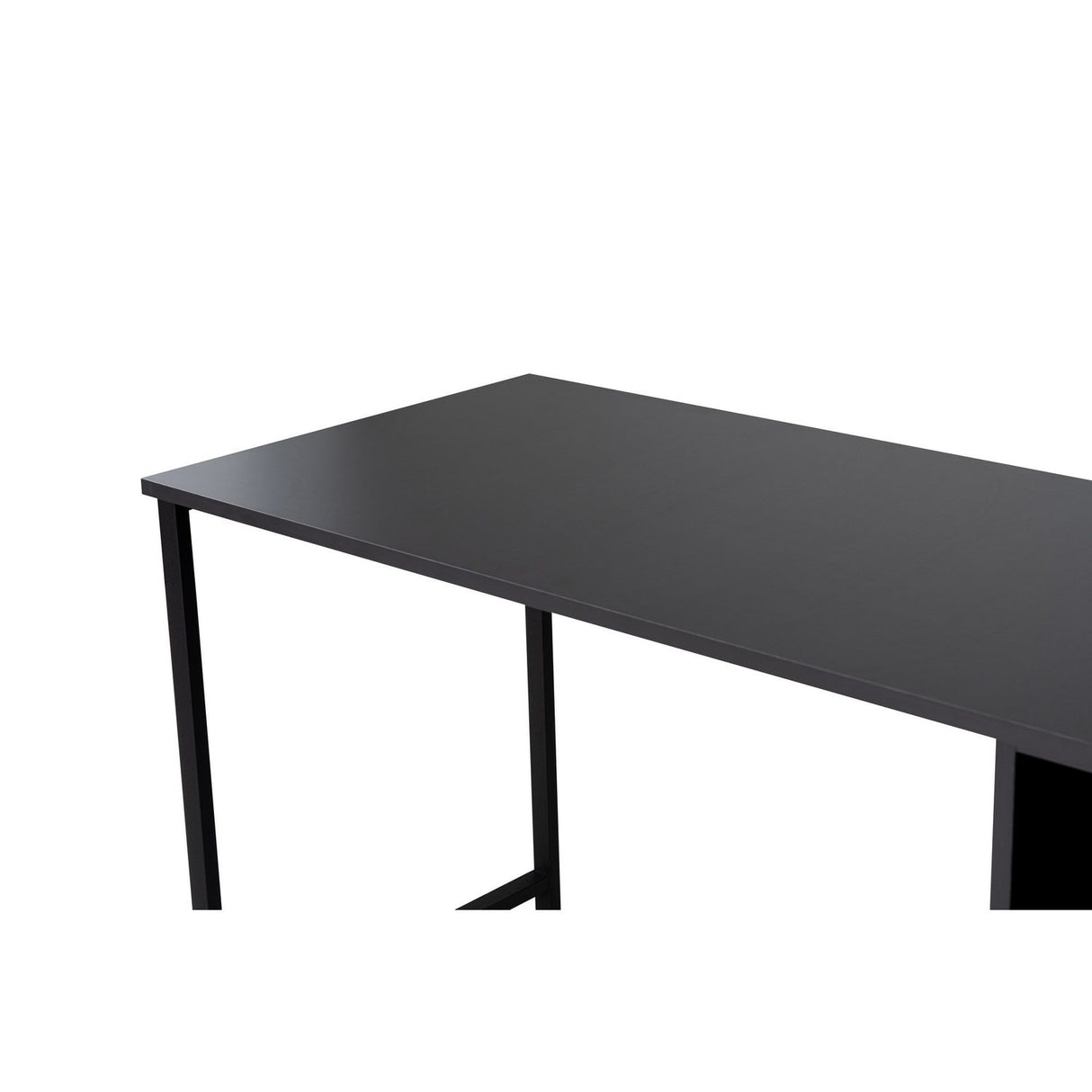 Gaborone dubbel studie-/skrivbord (240 x 74 x 60 cm) Skrivbord för studier Antracit Svart