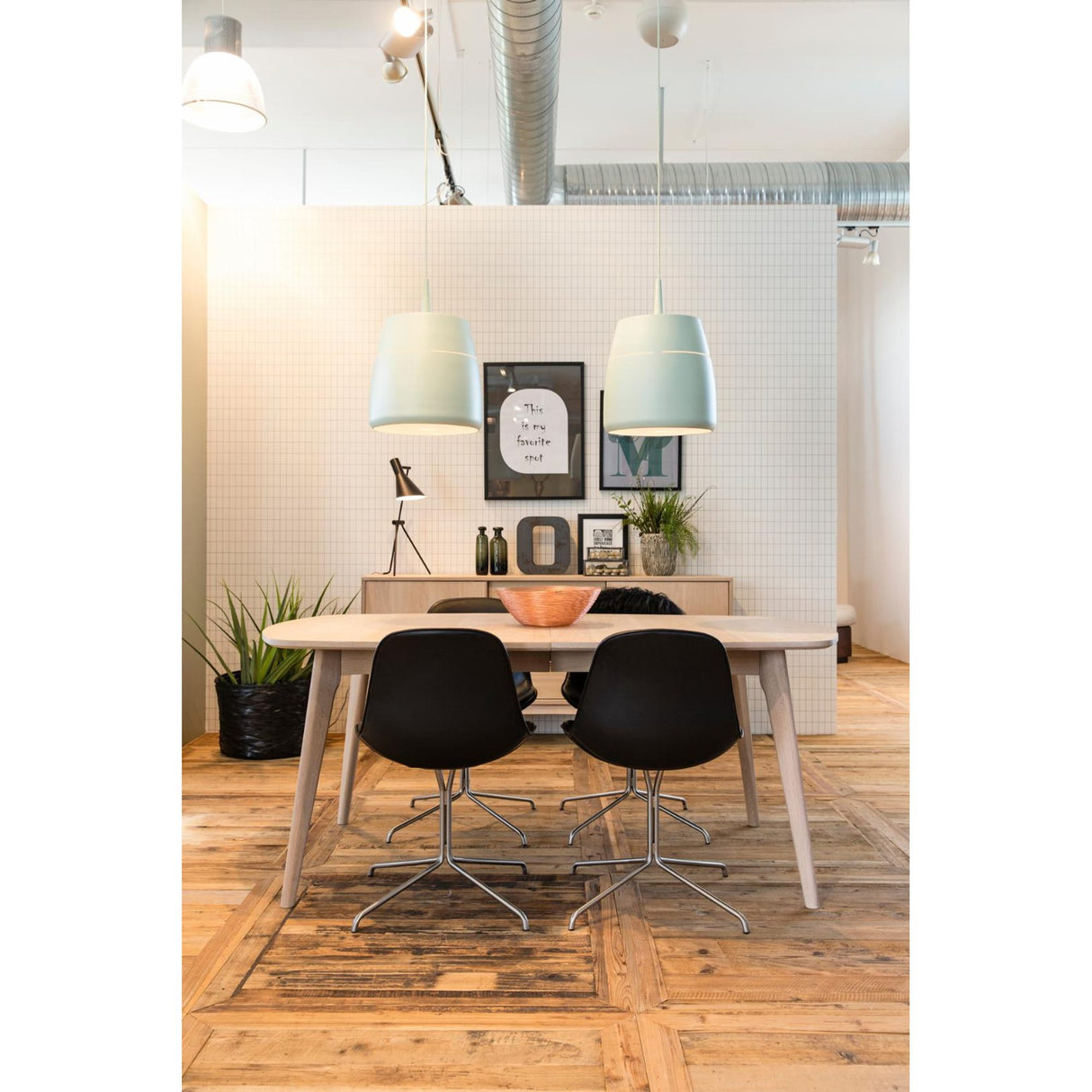 Molde Matbord 180x102 cm Vitpigmenterad Ek