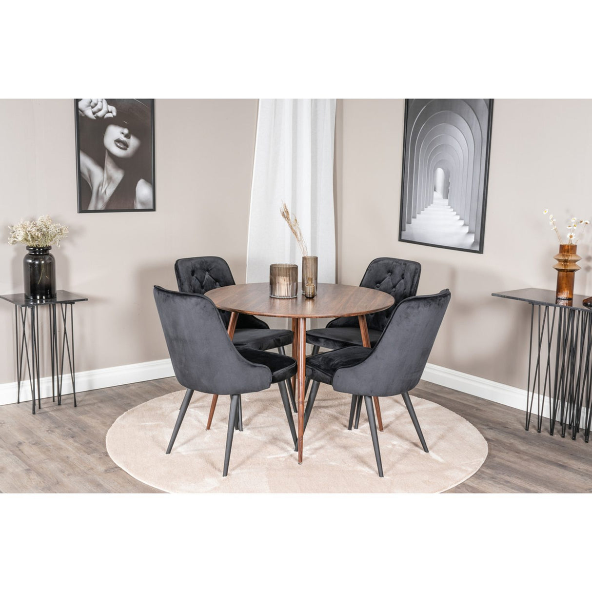 Plaza, Velvet Deluxe Rund matgrupp