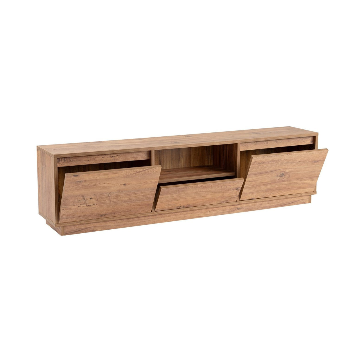 Vanguard (160 x 42 x 30 cm) TV-bänk Atlantic Pine