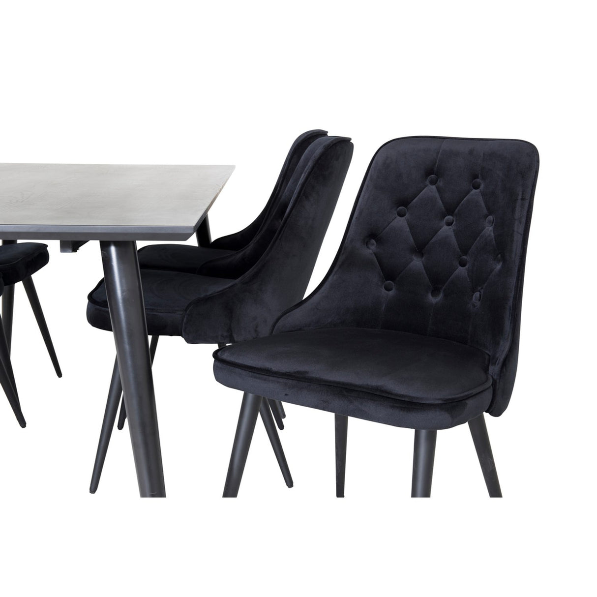 Dipp, Velvet Deluxe Rektangulär matgrupp