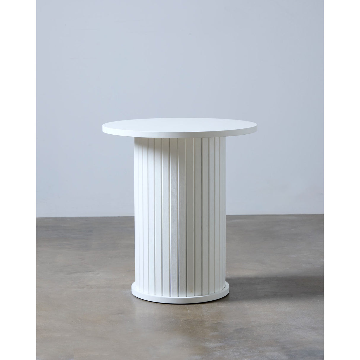 Accento Ø50 cm Sidobord Vit