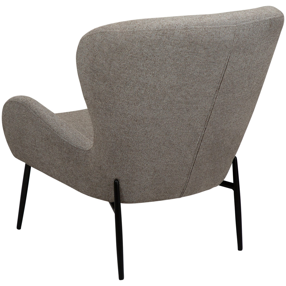 Glam Loungefåtölj Pebble Earth, Black Metal, 85 cm