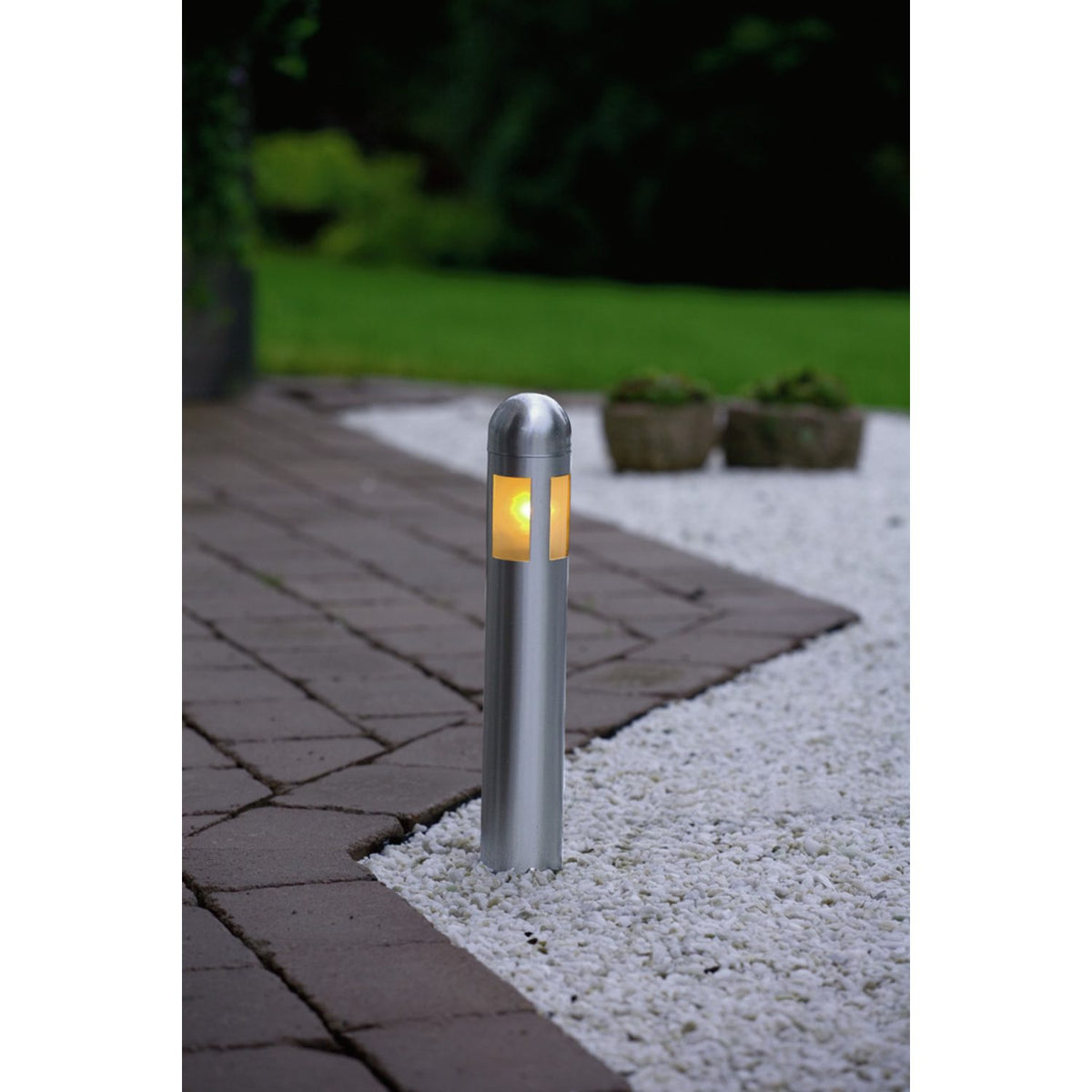 Amalfi Rostfri 3-pack LED Pollare