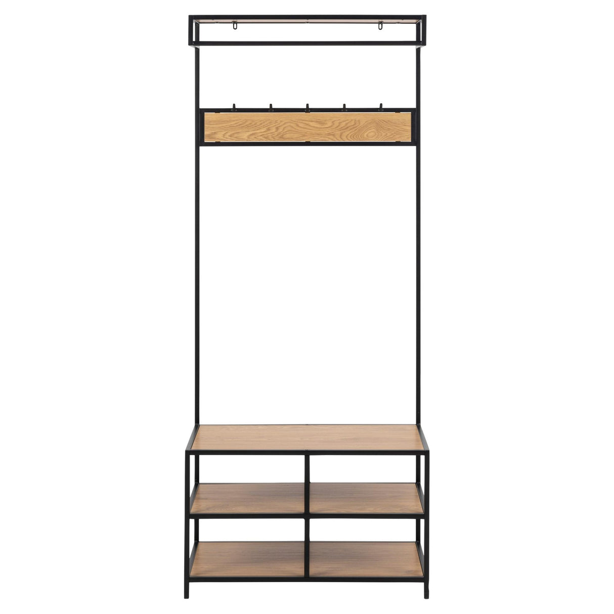 Notting Hill Klädställning 77x40x185 cm Ek