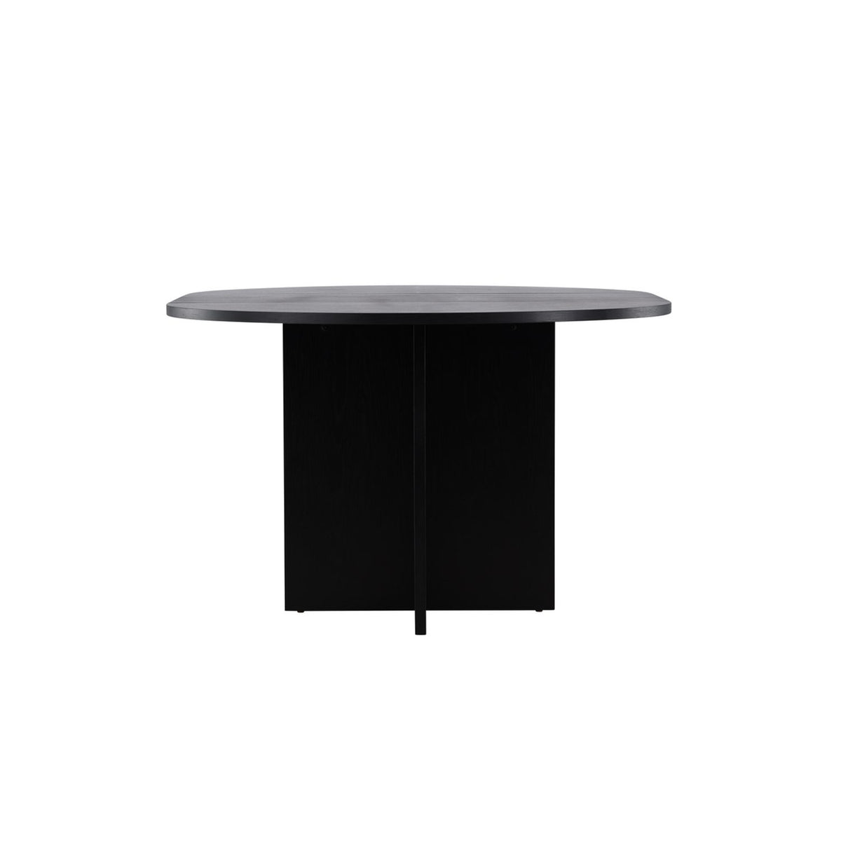 Strada Rektangulärt matbord Svart, MDF, ⌀120