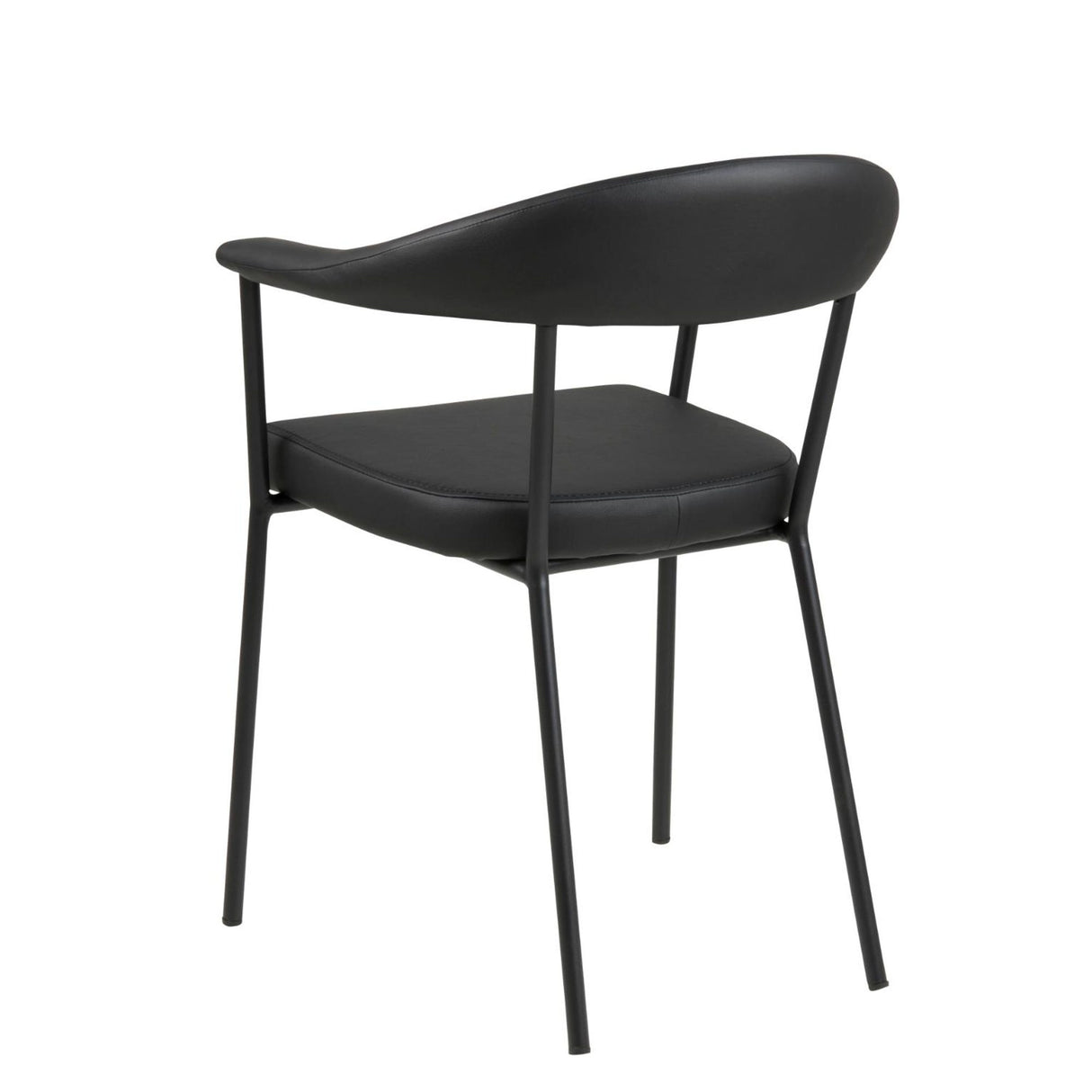 Henri Karmstol PU Svart