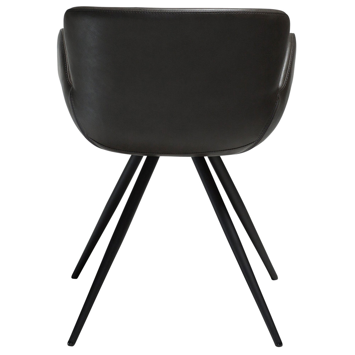 Gaia Stol Vintage Grey Art.Leather, Black