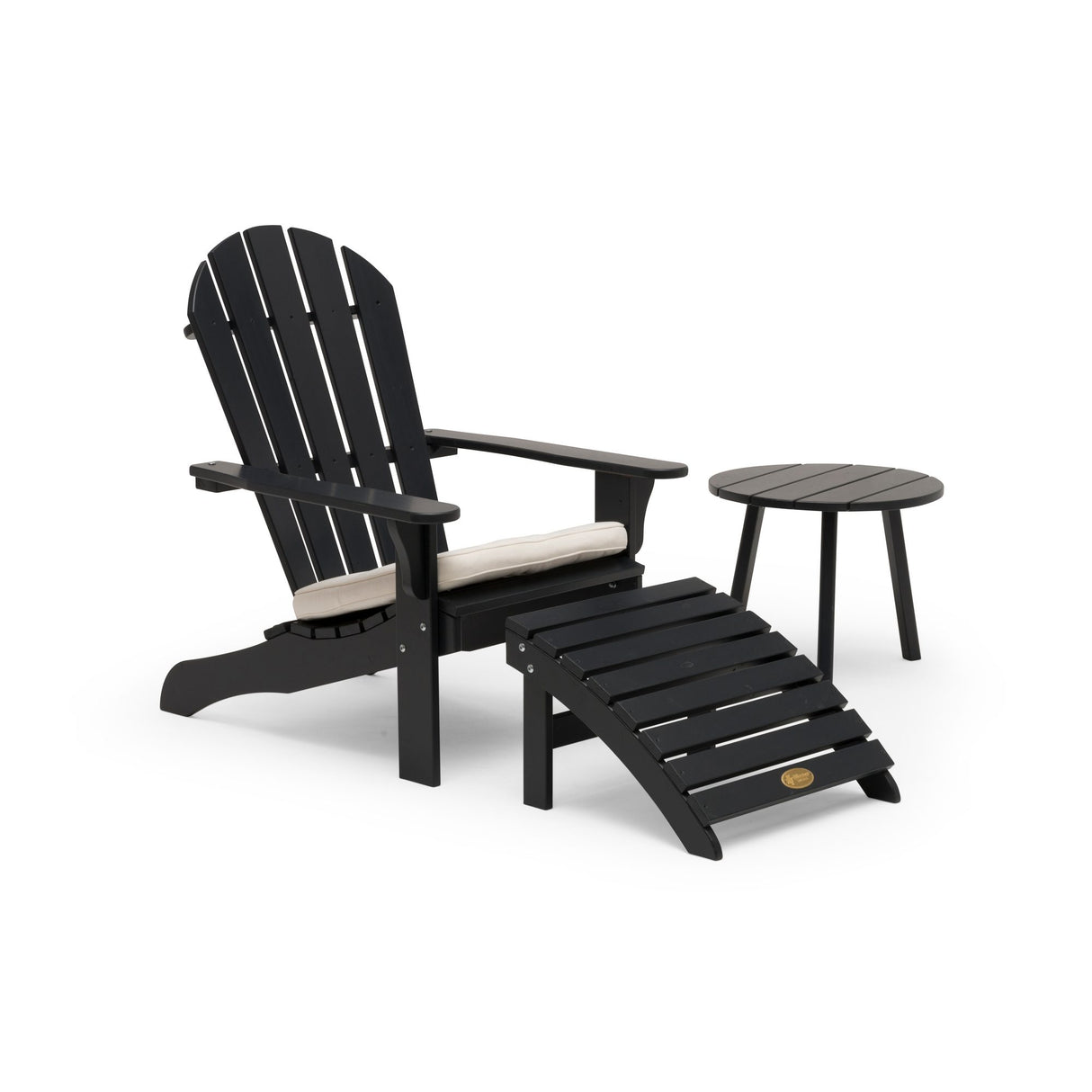 Tennessee Utesidobord Ø50 cm Orkangrå