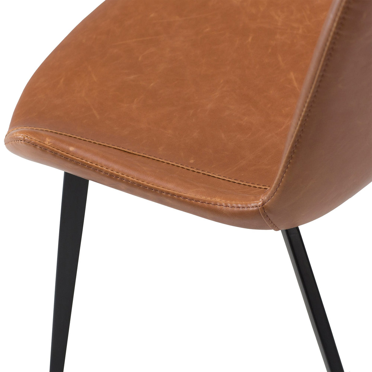 Hype Stol Vintage Light Brown Art.Leather, Black