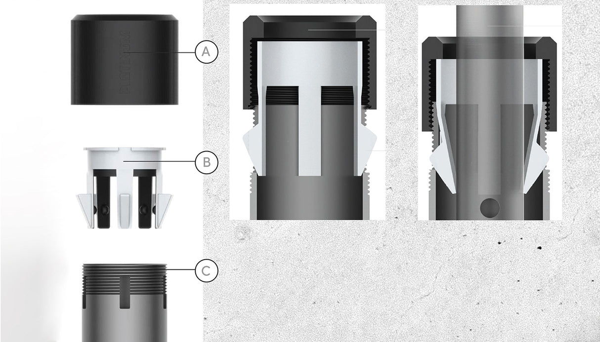 Ceramica Parasollfot 40kg Sandstone