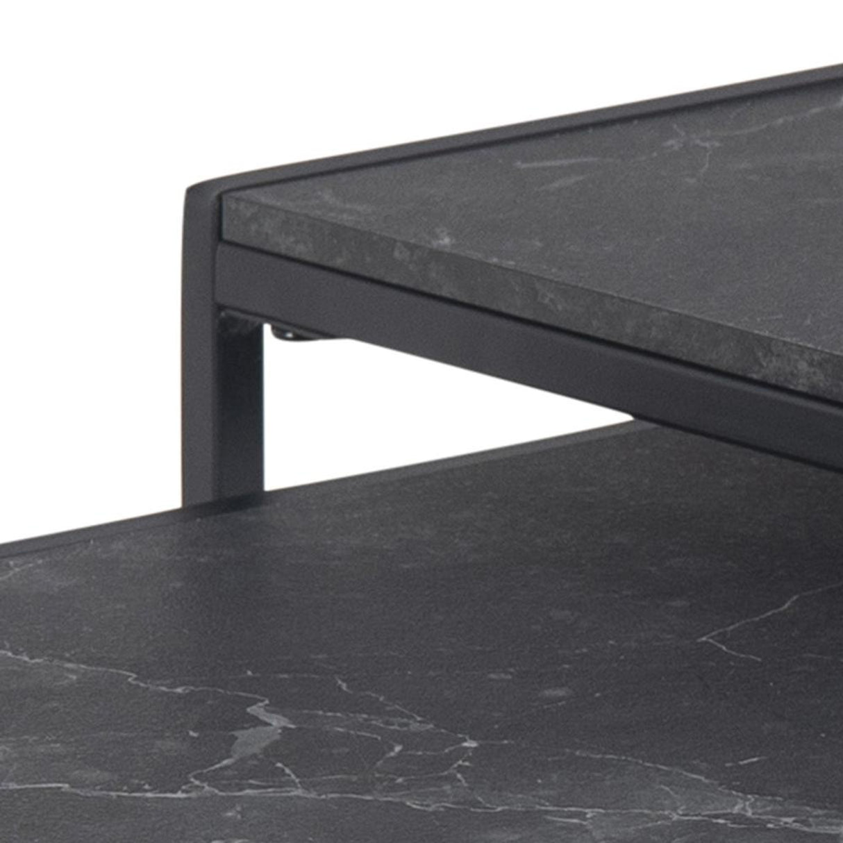 Tarbes Satsbord 45x50x50 cm Svart