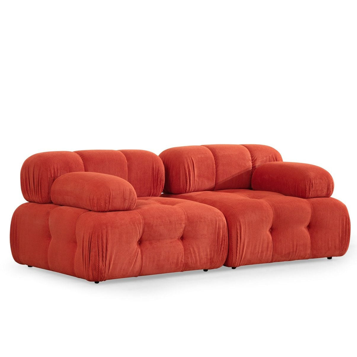 Doblo 2-sits soffa Röd
