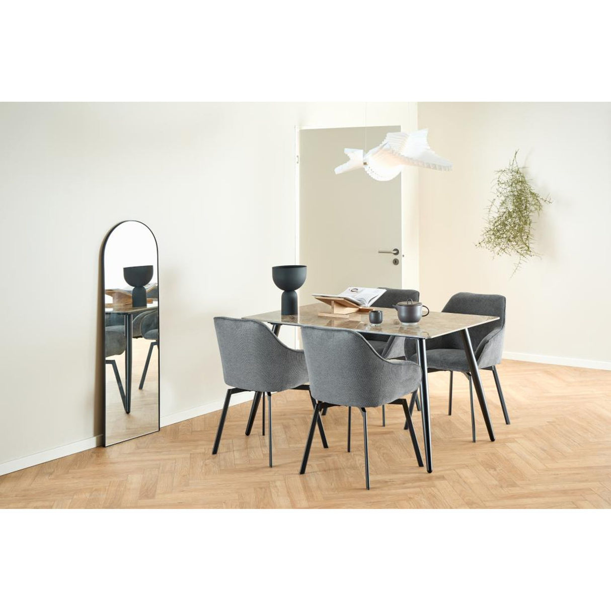 Misou Karmstol Caso tyg Antracit