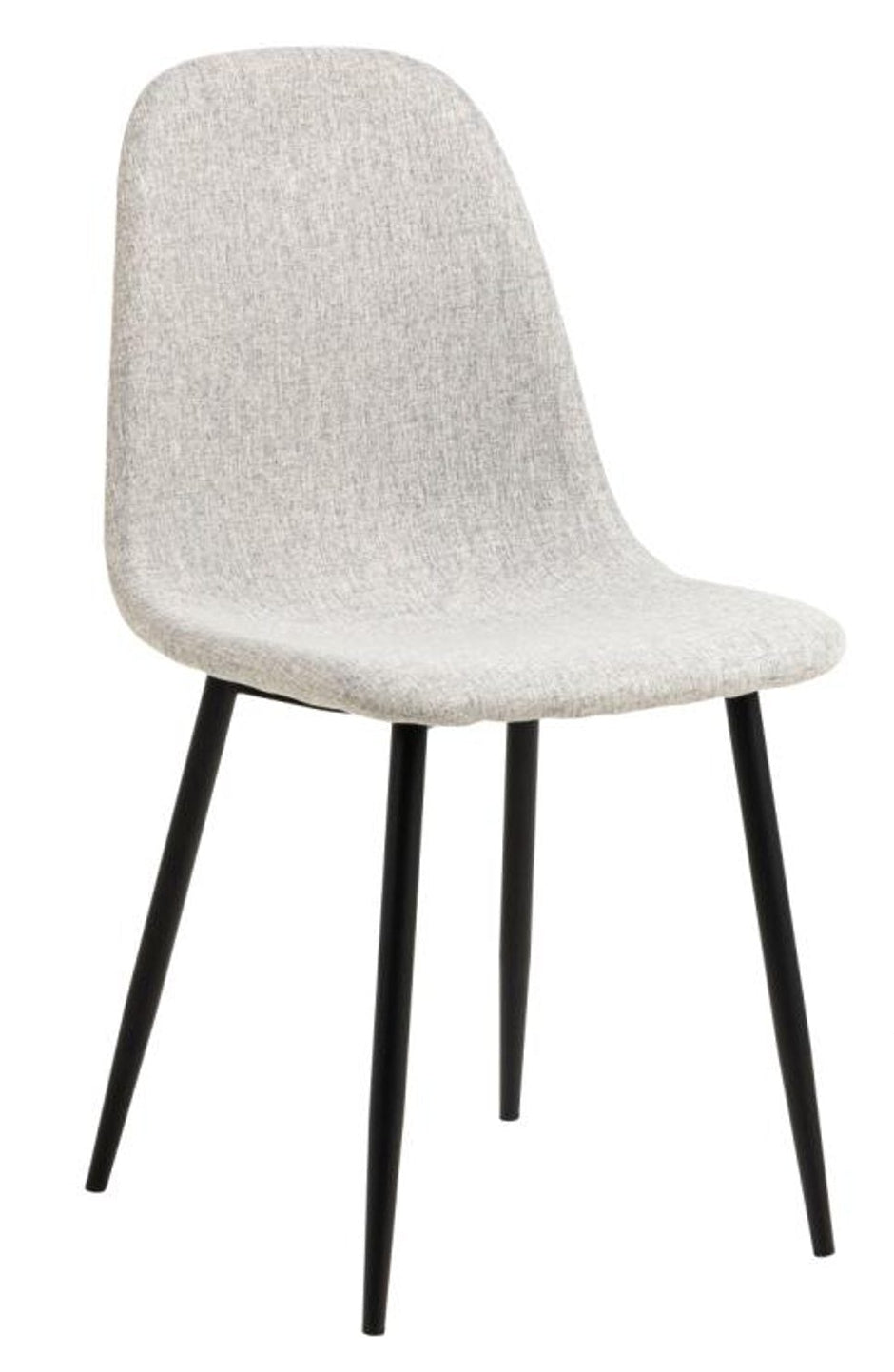 Nicole Matstol Nesia tyg Ljusgrå/Svart