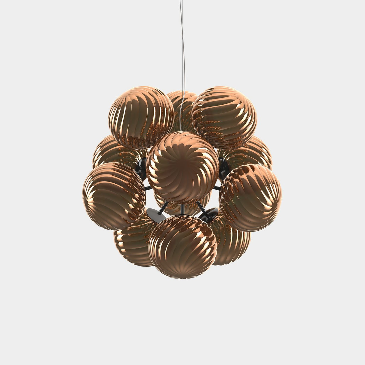 Whirl Burst Ljuskrona Copper