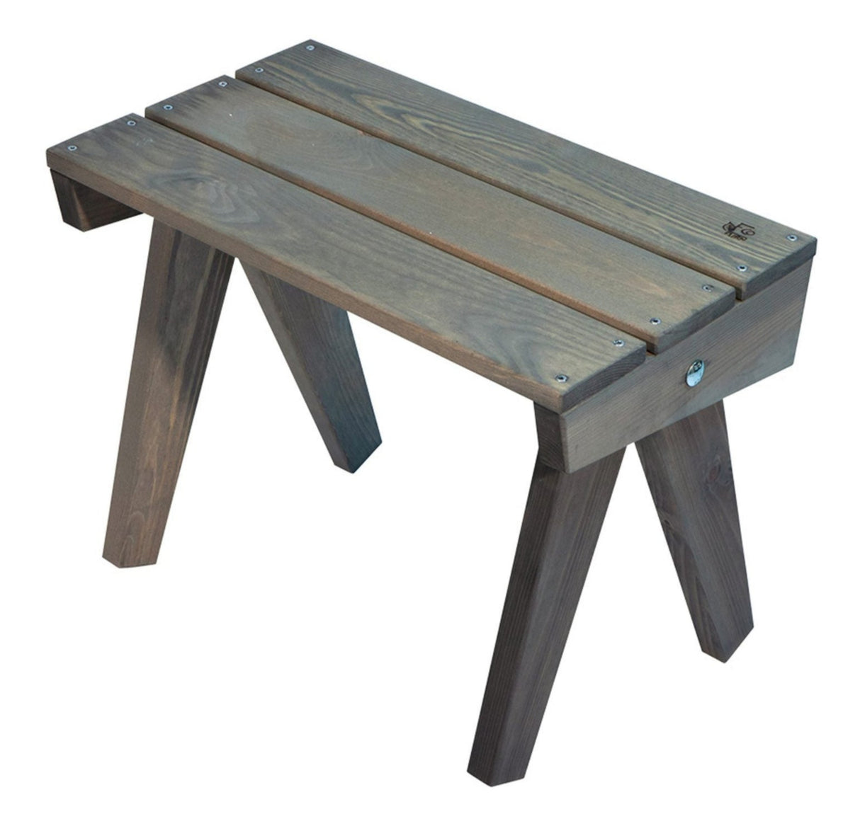 Granny Utebord Furu Oljad Grå