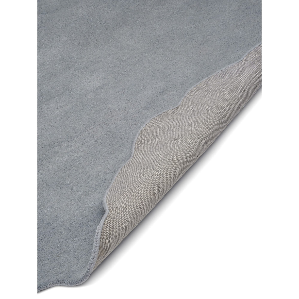 Shell Rund 120 cm Matta Blå