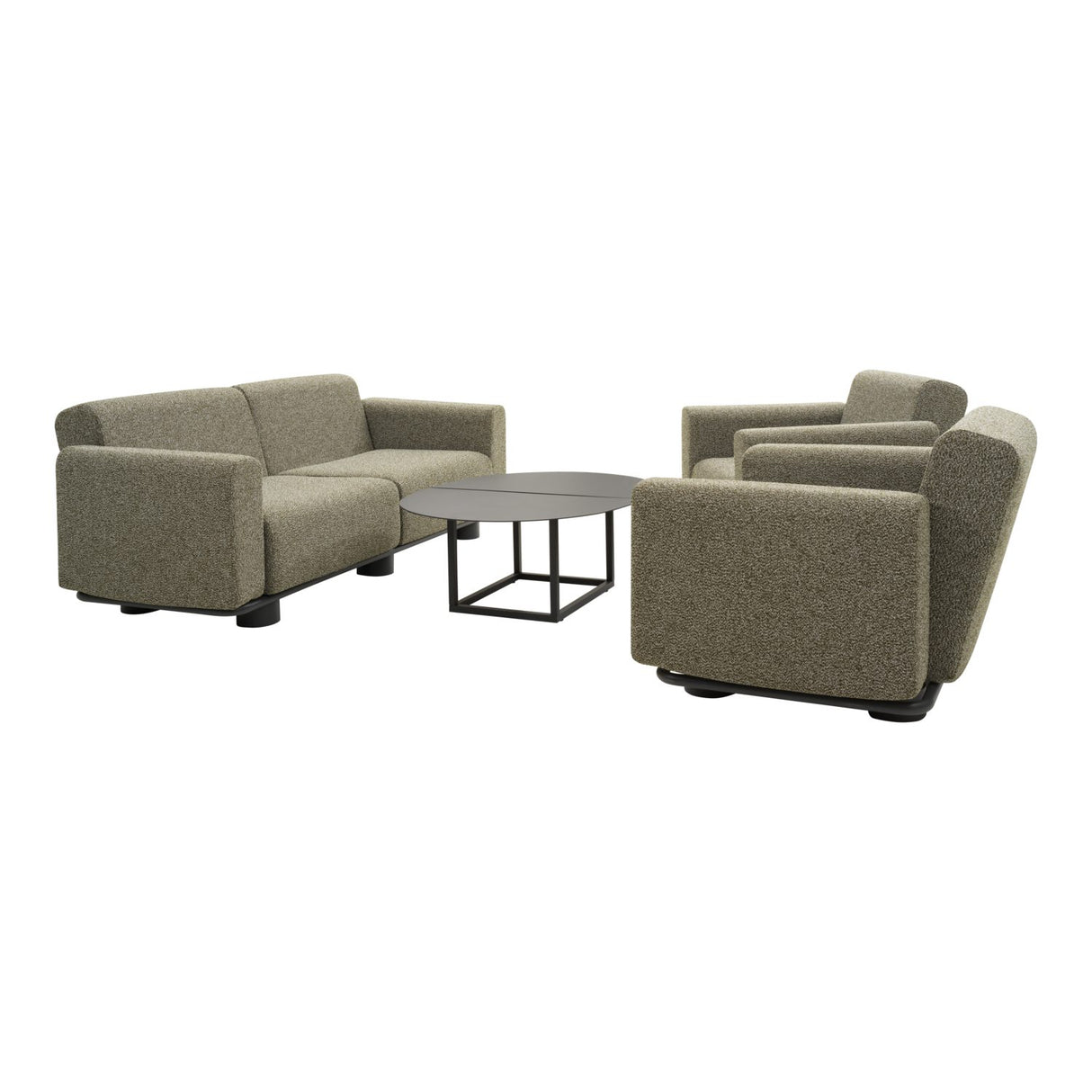 Olive Soffbord 110x80 cm Antracit