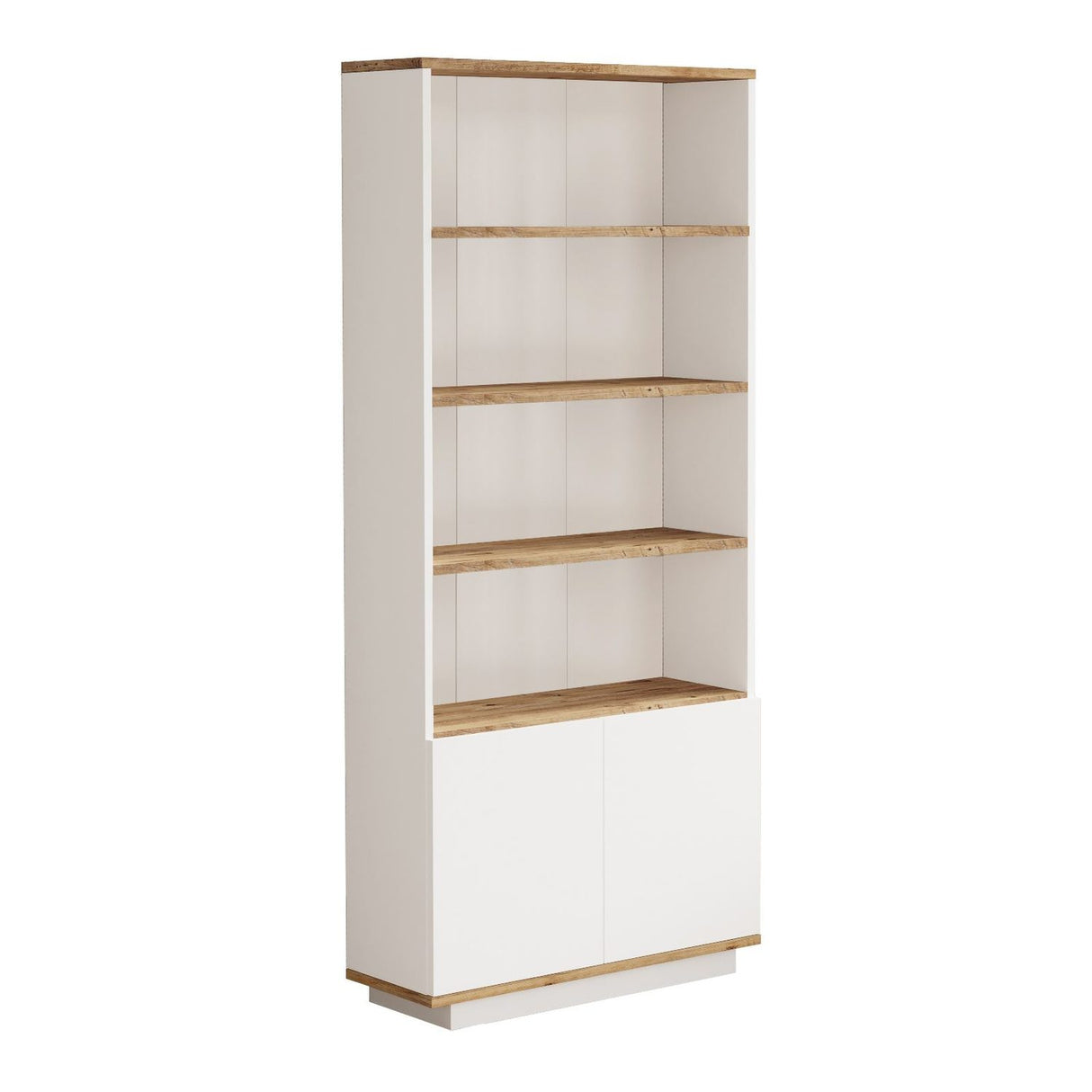 Helsingfors Open (75 x 168,3 x 26,8 cm) Bokhylla Atlantisk furu vit
