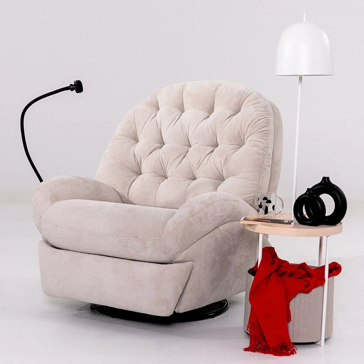 Ellie Electric Reclinerfåtölj Kräm