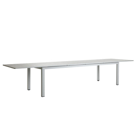 Lomma XL 260-380x100 cm Utebord Light Grey