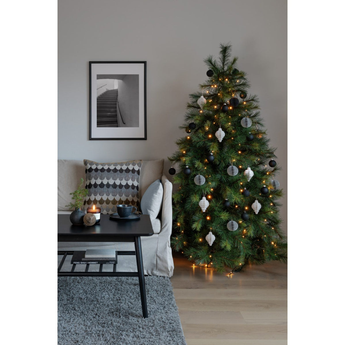 Slinga 40x5 Amber Gnistrande LED Julgransbelysning