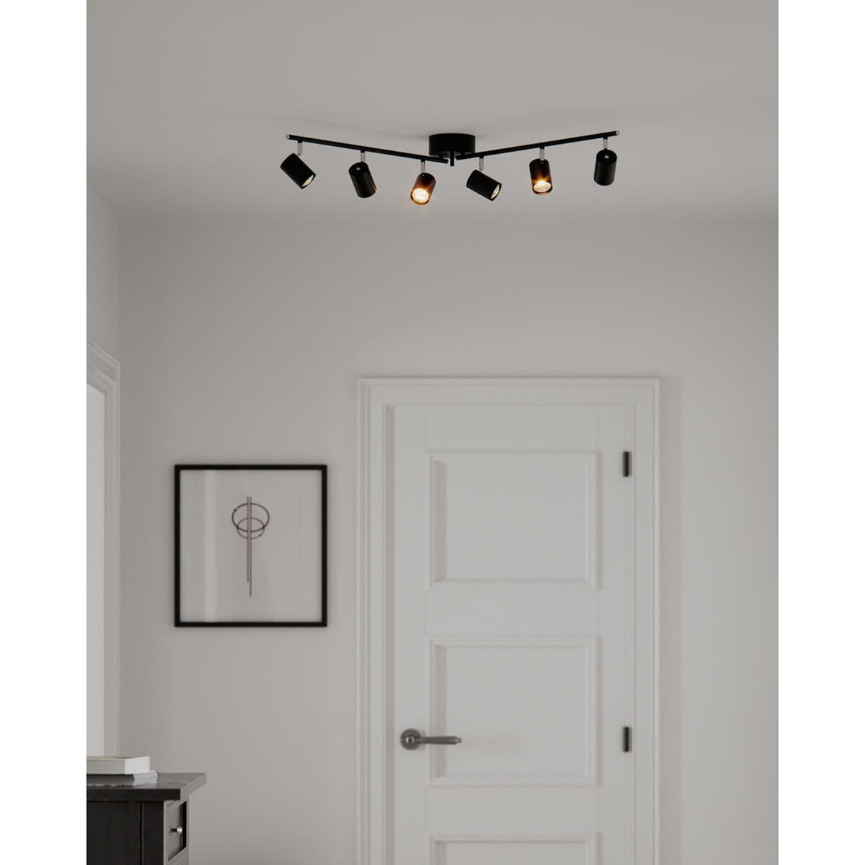 Correct Takspot Svart matt