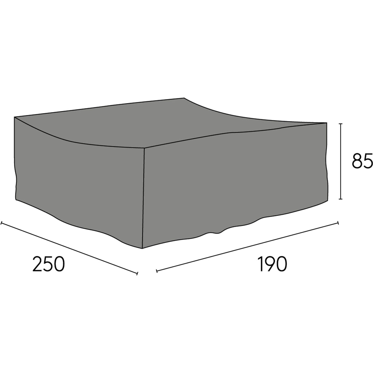 Möbelskydd Ardernäs/Dallas/Wellington Soffgrupp Grå