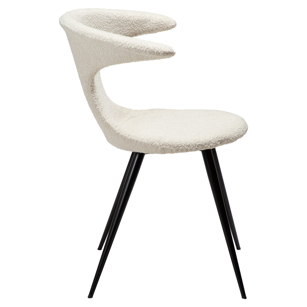 Flair Stol Dove Bouclé, Black