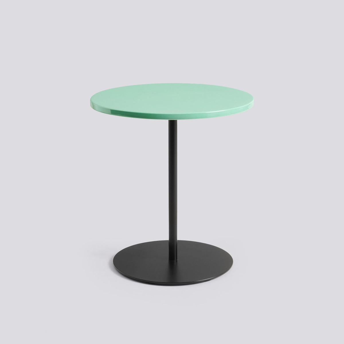 Pyro Ø45 × H49 cm Soffbord Soft jade, Black – pulverlackerat stål