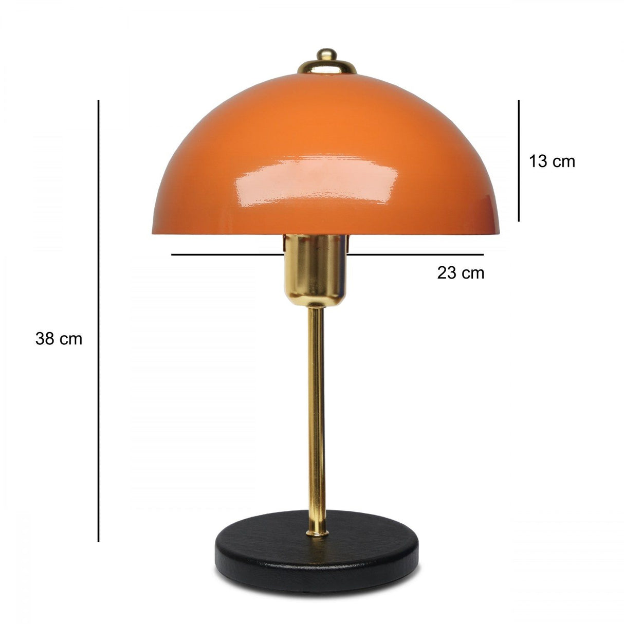 Muskat (H 38 cm) Orange Bordslampa